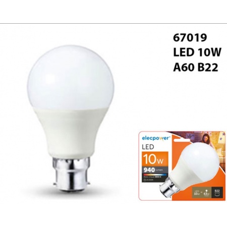 Ampoule LED A60 B22 10W