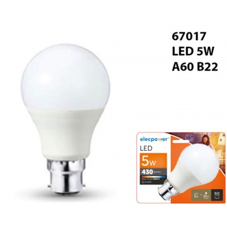 Ampoule LED A60 B22 5W