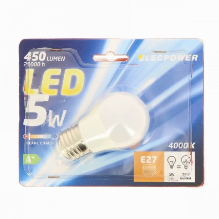 Ampoule LED G45 E14 - 5...