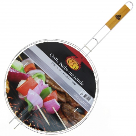 Grille barbecue ronde 40cm...