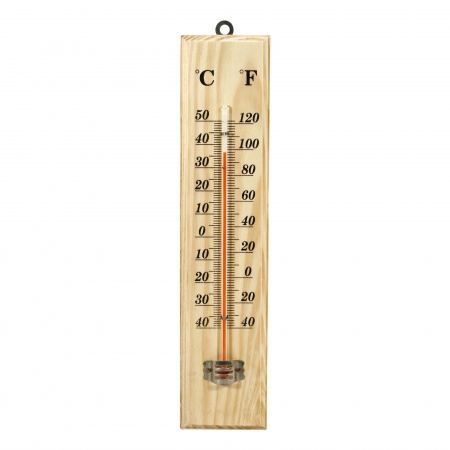 Thermomètre en bois -...